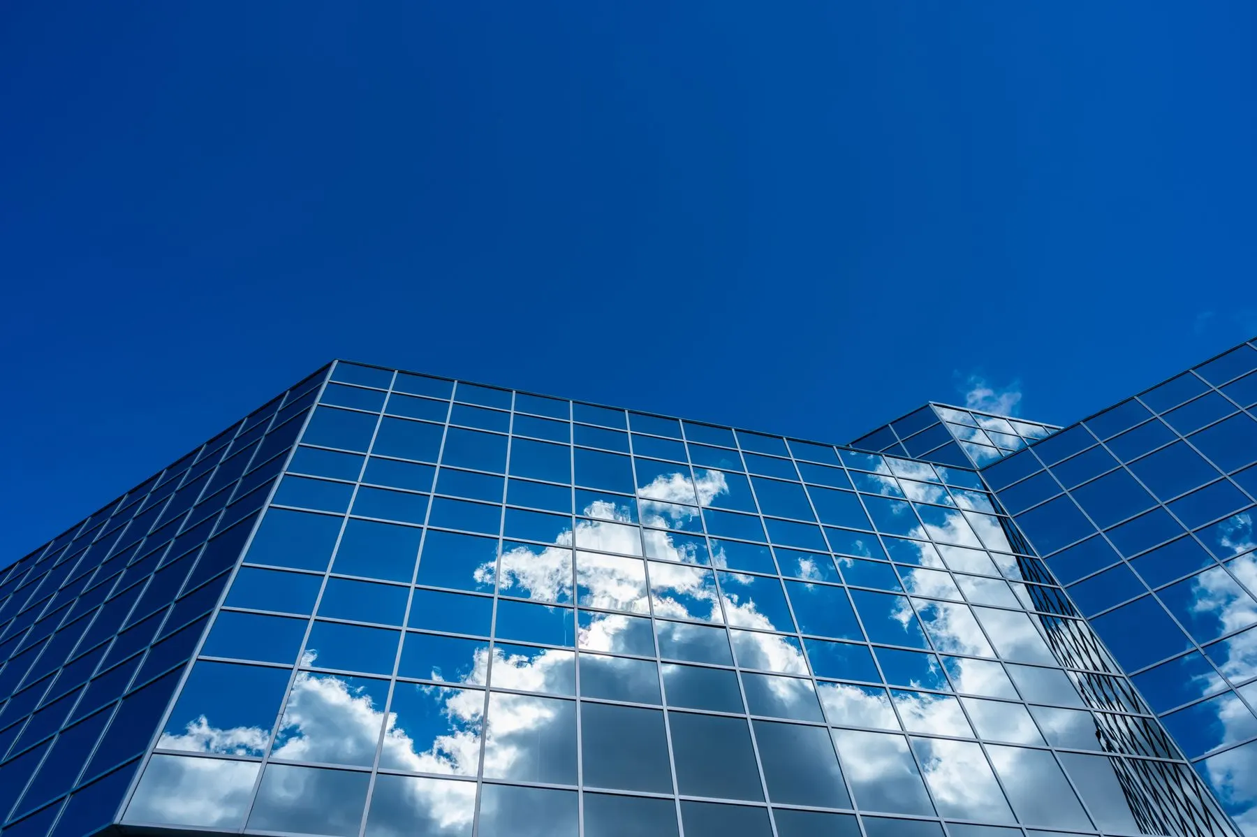 Glass corporate office building